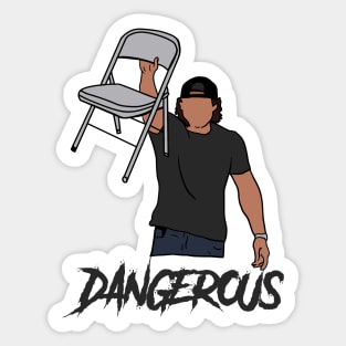 Funny Morgan Wallen Throwing Chair Sticker